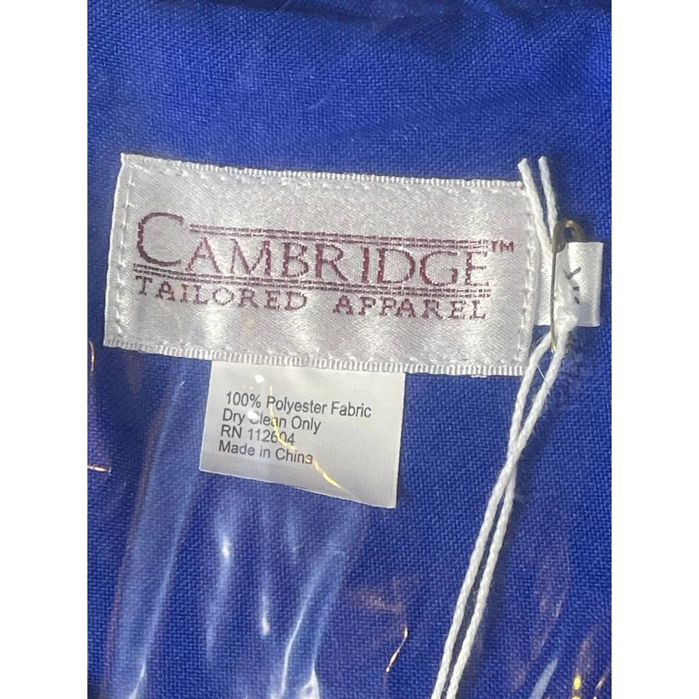 Cambridge Tailored Apparel Classic Junior Choir Gown Royal Blue YC595BLU-JR‎ New